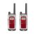 Motorola Solutions T482 Emergency Preparedness White W/Red Rechargeable Two Pack