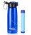 Membrane Solutions Filtered Water Bottle, 0.1-Micron 4-Stage Water Filter Bottle, Reusable BPA-Free Water Purifier…