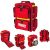 Essential Packs Deluxe Emergency Preparedness Backpack (EP-FLEX3-R-FL),Red,Large