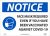 NMC N539PB Notice FACE MASK Required Even IF You Have Been Vaccinated Against COVID-19, 10 X 14 Sign, Pressure Sensitive…