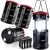 Vont LED Lantern Pro, Camping Lantern [4 Pack] 2X Brighter, Collapsible 360 Illumination w/ Red Light, Battery Powered…